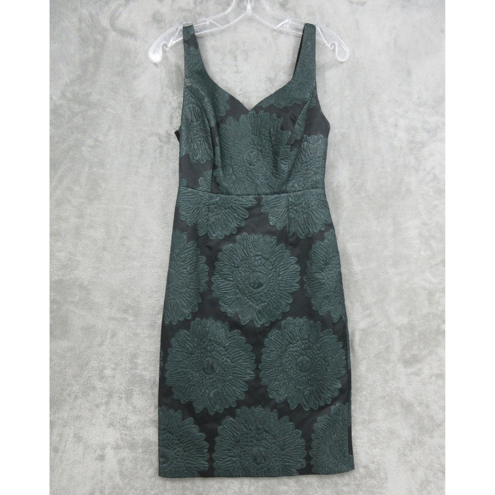 Leifsdottir Dress Womens Size 0 Anthropologie Cocktail Floral Brocade Lace Zip